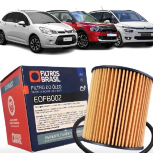 FILTRO OLEO REFIL AIR CROSS/BERLINGO/206/207/C3/C4 FILTROS BRASIL