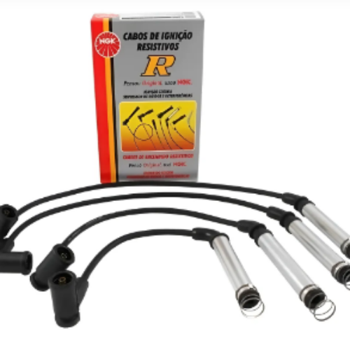 CABO DE VELA FIESTA/ECOSPORT/KA/COURIER/FOCUS 1.0/1.6 ROCAM/ZETEC CAPA METALICA NGK