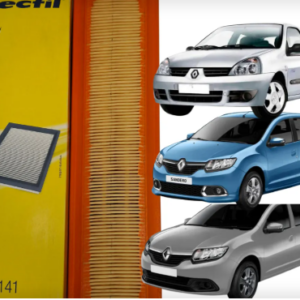 FILTRO AR MOTOR CLIO/LOGAN/SANDERO TECFIL
