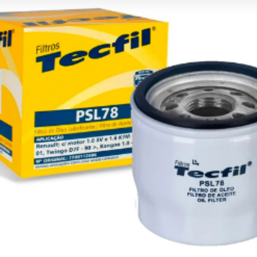 FILTRO DE OLEO MARCH 1.0 E 1.6 16V/CLIO 1.0 8V/SANDERO 1.0 16V /LOGAN 1.0 16V /FLUENCE TECFIL